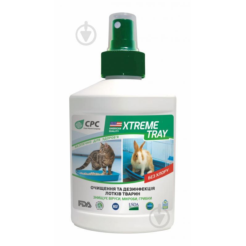 Xtreme Засіб миючий-дезинфікуючий  Tray для лотків тварин 250 мл (4820166790487) - зображення 1
