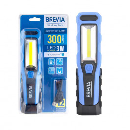 Brevia 3W COB 1W LED 300lm 2000mAh microUSB (11320)