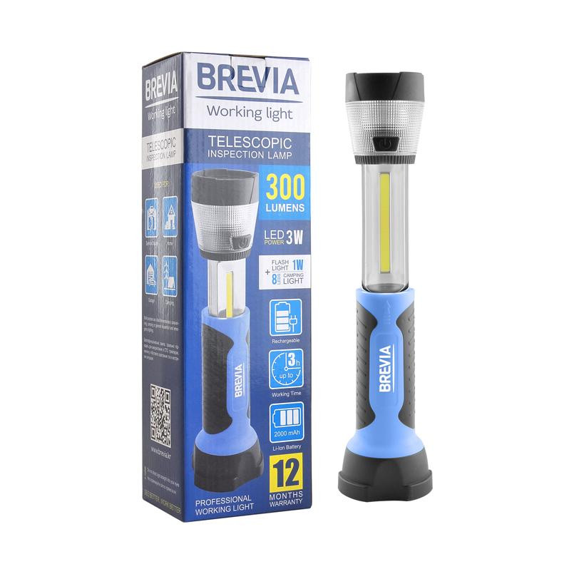 Brevia 3W COB 1W LED 8LED 300lm 2000mAh AC 220 (11330) - зображення 1