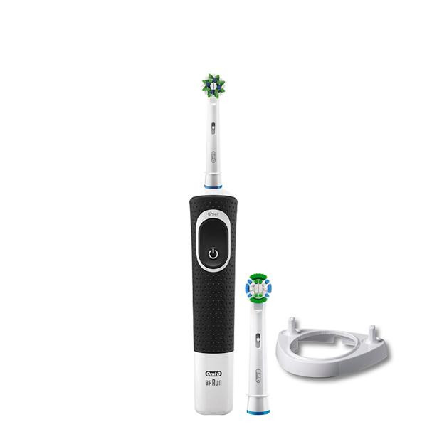 Oral-B Vitality 100 Cross Action CleanMaximiser Black Stand 2 насадки - зображення 1