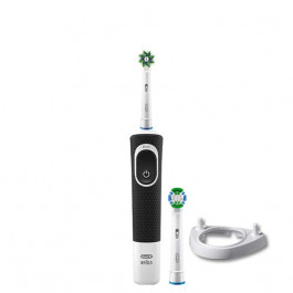 Oral-B Vitality 100 Cross Action CleanMaximiser Black Stand 2 насадки