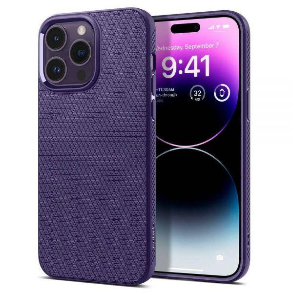Spigen iPhone 14 Pro Max - Liquid Air Deep Purple (ACS05575) - зображення 1