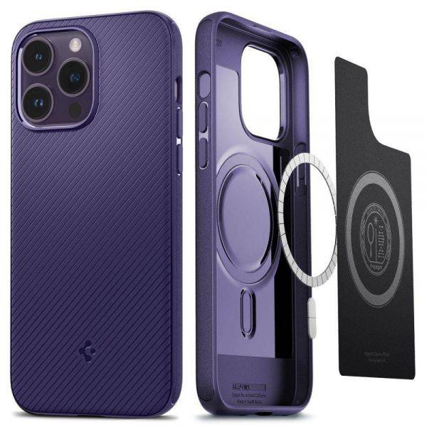 Spigen iPhone 14 Pro Max Armor Deep Purple with MagSafe (ACS05584) - зображення 1