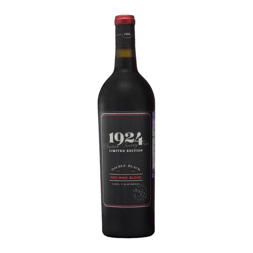 1924 Wines Вино 1924 Red Double Black 0,75 л сухе тихе червоне (1220000070554) - зображення 1