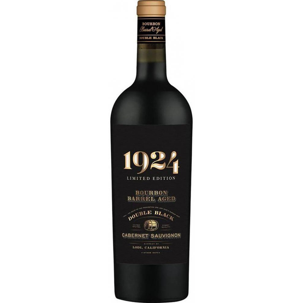 1924 Wines Вино 1924 Bourbon Barrel Double Black Cabernet Sauvignon 0,75 л сухе тихе червоне (1220000071087) - зображення 1