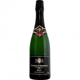 Baron d'Arignac Шампанське  Brut Blanc de Blancs (0,75 л) (BW27762)