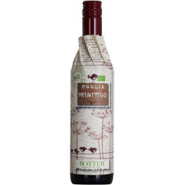 Botter Вино  Wrap Uccellini Primitivo Puglia IGT Ogranic червоне сухе 0.75 (VTS2991500)