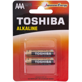 Toshiba AAA bat Alkaline 2шт Economy (00159939)
