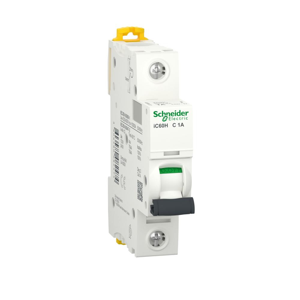 Schneider Electric Acti 9 iC60H 1P 1A C (A9F84101) - зображення 1