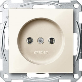   Schneider Electric Розетка Merten SM, 2P, шторки, бежевый (MTN2001-0344)