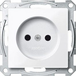   Schneider Electric Розетка Merten SM, 2P, шторки, активно-белый (MTN2000-0325)