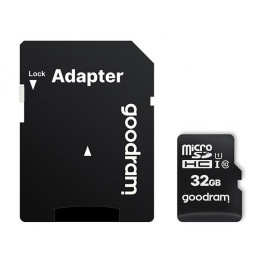GOODRAM 32 GB microSDHC class 10 UHS-I + SD Adapter M1AA-0320R11