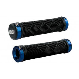 ODI Грипсы  Cross Trainer MTB Lock-On Bonus Pack Black w/Blue Clamps (черные с синими замками)