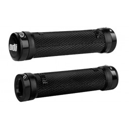   ODI Грипсы  Ruffian MTB Lock-On Bonus Pack Black w/Black Clamps, черные с черными замками