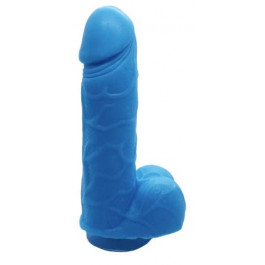Чистий Кайф Мыло в виде пениса с присоской Чистий Кайф S, голубое (7770000284191)