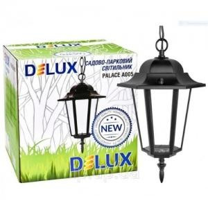 DeLux Светильник садово-парковый PALACE A004 60Вт Е27 черный - зображення 1
