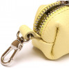 SHVIGEL Стильна жіноча ключниця із натуральної шкіри лимонного кольору  (2416541) - зображення 3