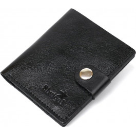 Vintage Чоловічий глянсовий портмоне з натуральної шкіри чорного кольору Shvigel (2416481)