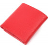 Karya Червоний жіночий гаманець невеликого розміру з натуральної шкіри з монетницею  (2421380) - зображення 2