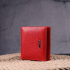 Karya Червоний жіночий гаманець невеликого розміру з натуральної шкіри з монетницею  (2421380) - зображення 7