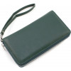 Marco Coverna Зелений жіночий гаманець-клатч із натуральної шкіри з ремінцем на зап&#39;ясті  (17079) - зображення 5