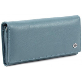   ST Leather Шкіряний жіночий гаманець бірюзового кольору  (16810)