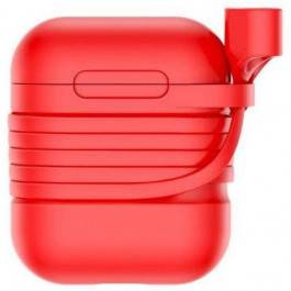 Baseus Чохол Silicone Case для Apple AirPods Red (TZARGS-09)