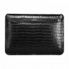 WIWU Skin Croco Geniunie Leather Sleeve for MacBook Pro 14.2 Black - зображення 1