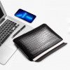 WIWU Skin Croco Geniunie Leather Sleeve for MacBook Pro 14.2 Black - зображення 6