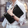 WIWU Skin Croco Geniunie Leather Sleeve for MacBook Pro 14.2 Black - зображення 9