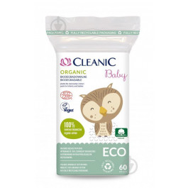 Cleanic Ватные диски для детей  Baby Есо 60 шт (5900095029755)