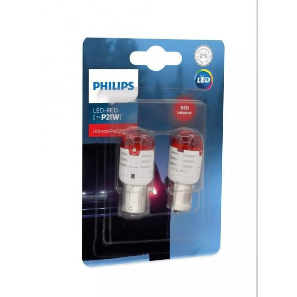 Philips P21W/1156 Ultinon Pro3000 SI 50Lm 1.75W 12V 11498U30RB2 - зображення 1