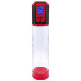 Men Powerup Passion Pump Premium Rechargeable Automatic LCD, Red (7770000321704)