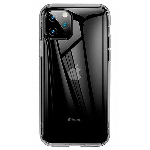 Baseus Safety Airbags Case for iPhone 11 Pro MAX Transparent Black (ARAPIPH65S-SF01) - зображення 1