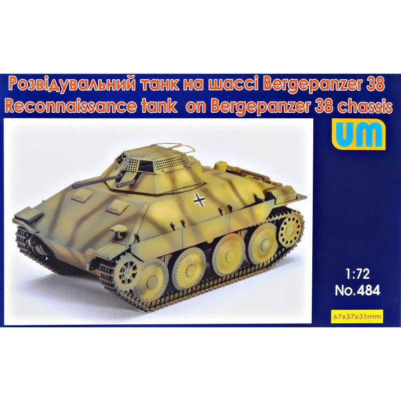 UniModels Разведывательный танк на шасси Bergepanzer 38 (UM484) - зображення 1