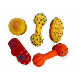 4Dog Набір іграшок  вінілових іграшок для собак різнокольоровий (5949060215274)