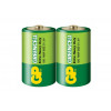 GP Batteries D bat Carbon-Zinc 2шт Greencell (13G-S2) - зображення 1