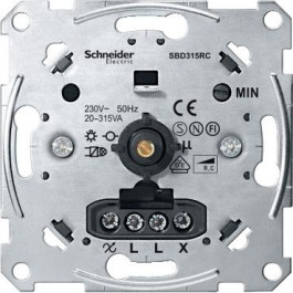 Schneider Electric Механизм поворотного светорегулятора для емкостной нагрузки, 20-315ВТ (MTN5136-0000)