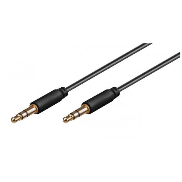 AWM mini Jack/AUX 1m Black (110-03) - зображення 1