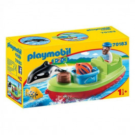 Playmobil Рыбак с лодкой (70183)