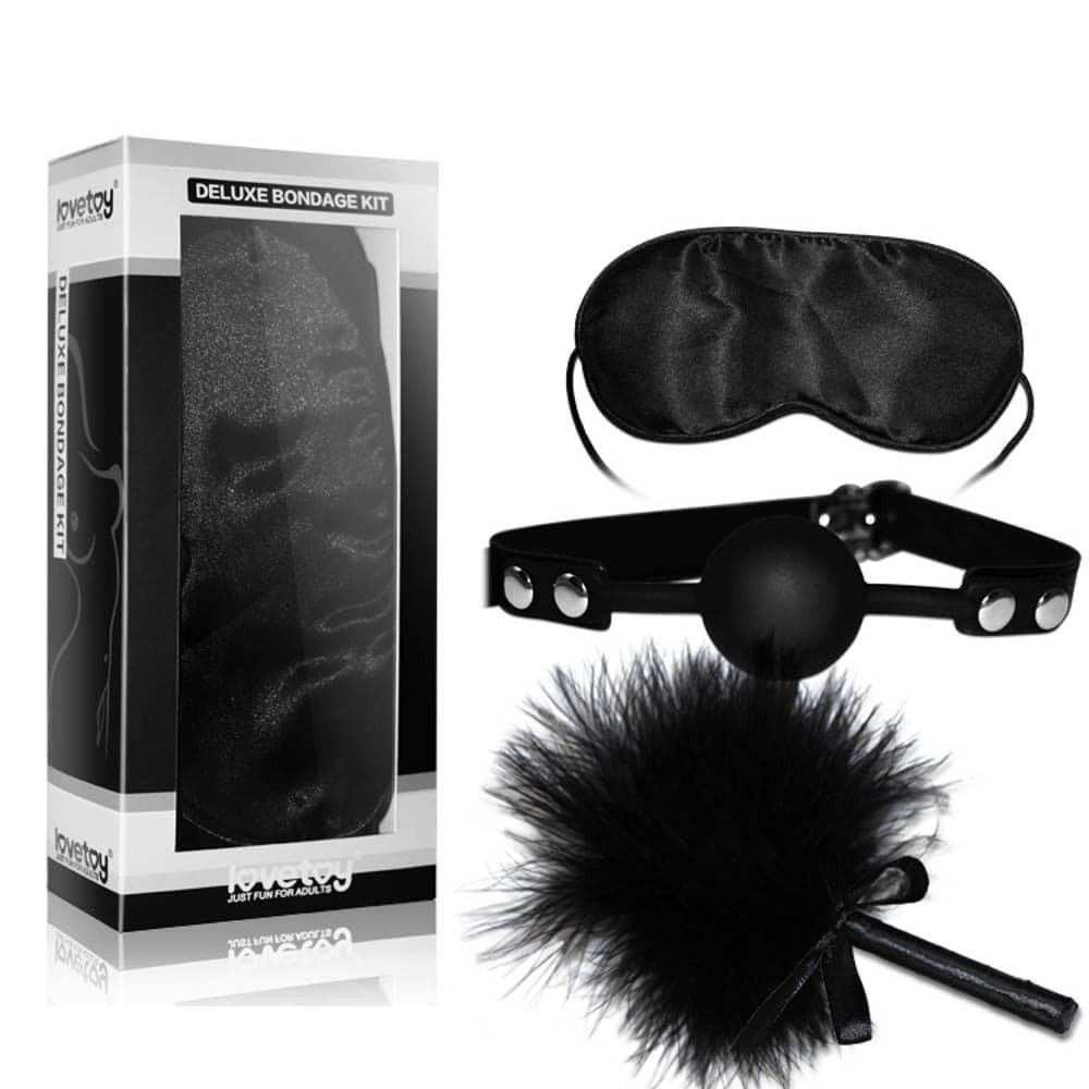 LoveToy Deluxe Bondage Kit, черный (6970260902533) - зображення 1