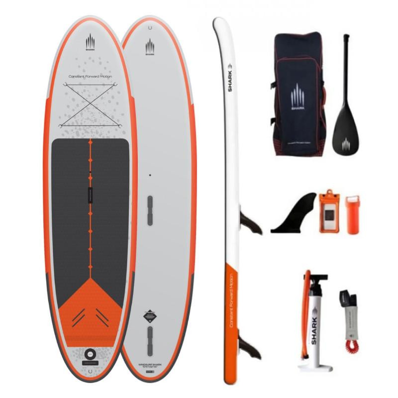 Shark Сапборд  Wind Surfing-FLY X 10'6'' x 32'' x 5'', 2021 - надувная доска для САП серфинга, sup board - зображення 1