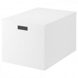 IKEA TJENA Контейнер с крышкой, белый (903.743.49)