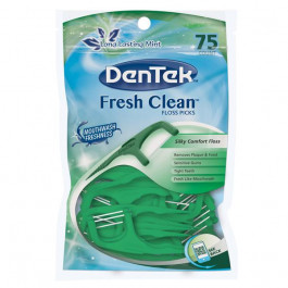 DenTek Флосс-зубочистки Освежающее очищение 75шт