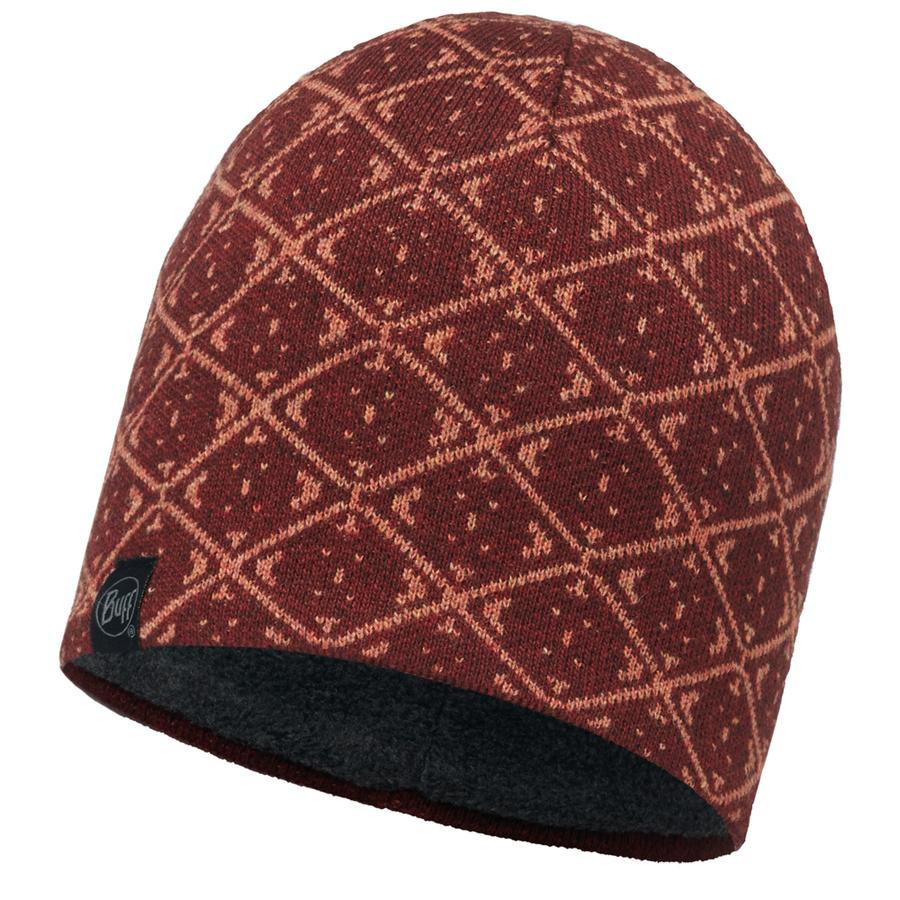 Buff Шапка  Knitted & Polar Hat Ardal, Wine (BU 113514.403.10.00) - зображення 1