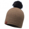 Buff шапка  KNITTED HAT ADALWOLF Adult brown taupe - зображення 1