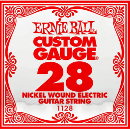 Ernie Ball Струна 1128 Nickel Wound Electric Guitar String .028