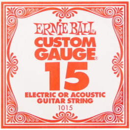   Ernie Ball Струна 1015 Plain Steel .015