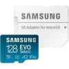 Samsung 128 GB microSDXC UHS-I U3 V30 A2 EVO Select + SD Adapter MB-ME128KA - зображення 2