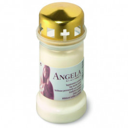 Bolsius Лампадка пластикова  Angela біла (8717847019424)
